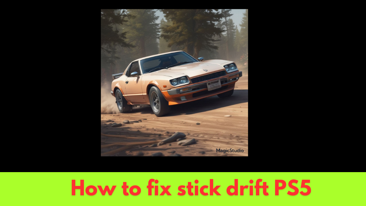 How to fix stick drift PS5