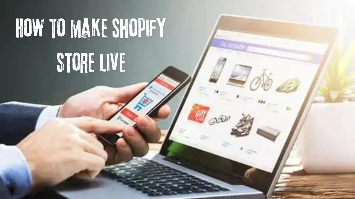 How to make shopify store live